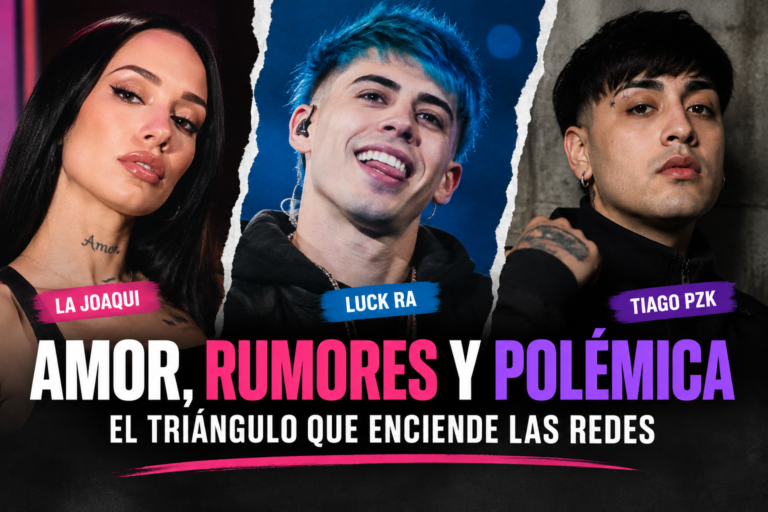 La Joaqui, Luck Ra y Tiago PZK: el triángulo que encendió las redes
